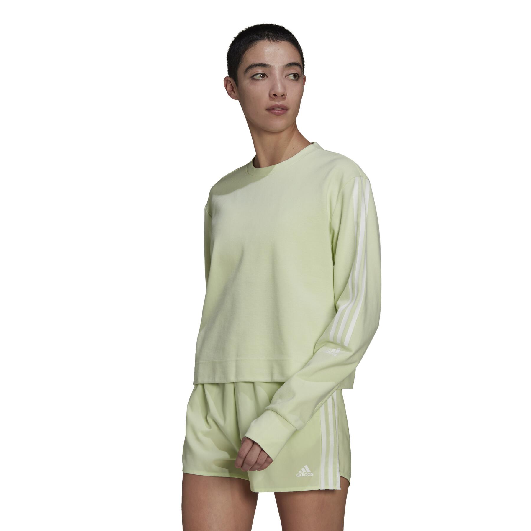 Sweatshirt woman adidas AEROREADY Designed to Move Cotton-Touch